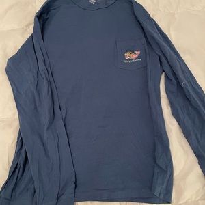 Vineyard Vines Lacrosse Long Sleeve Tee